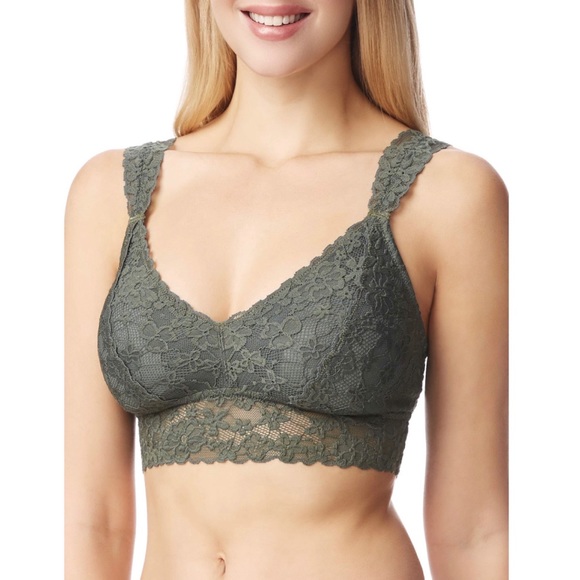 sz: S - Women’s Magenta Pink & Green Lace Convertible Bralette Bundle - Picture 6 of 8